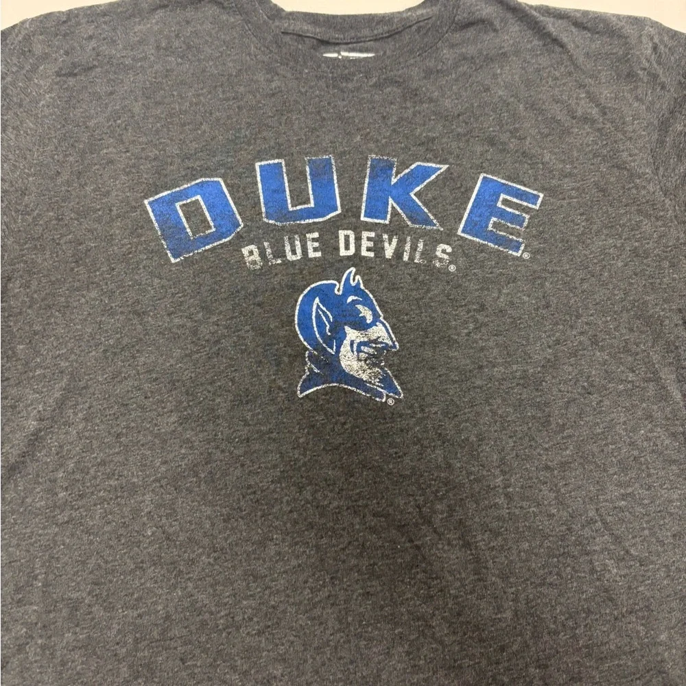 Duke Blue Devils Long Sleeve T-Shirt Men’s XL Gray Graphic NCAA Tee